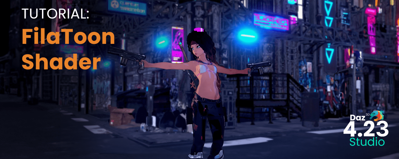 How to use FilaToon and Genesis 9 Toon Shapes in Daz Studio